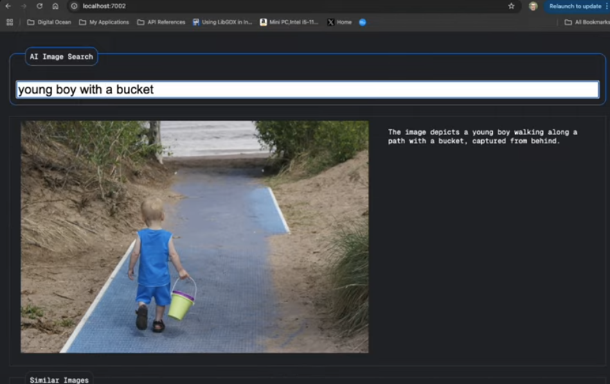 AI Enabled Photo Gallery
